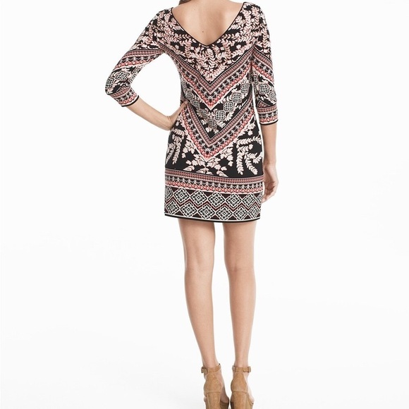 ⭐️nwt Cleo Mixed Print Shift Dress⭐️ - Picture 2 of 10